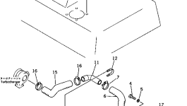 Трубка 206-01-45130 Komatsu