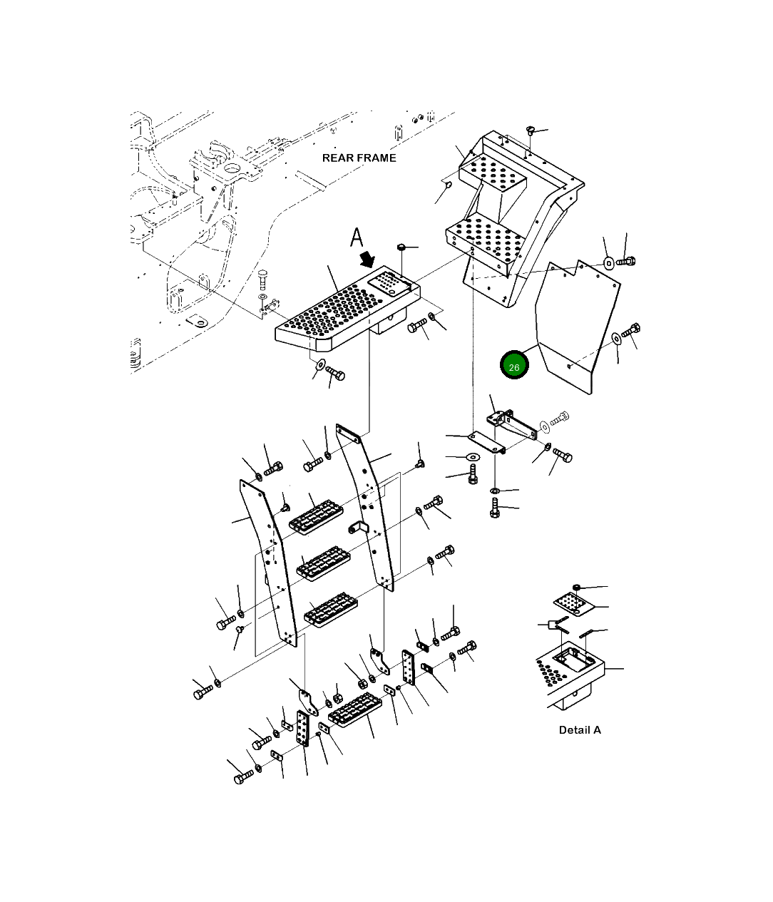 Лист 423-54-54950 Komatsu