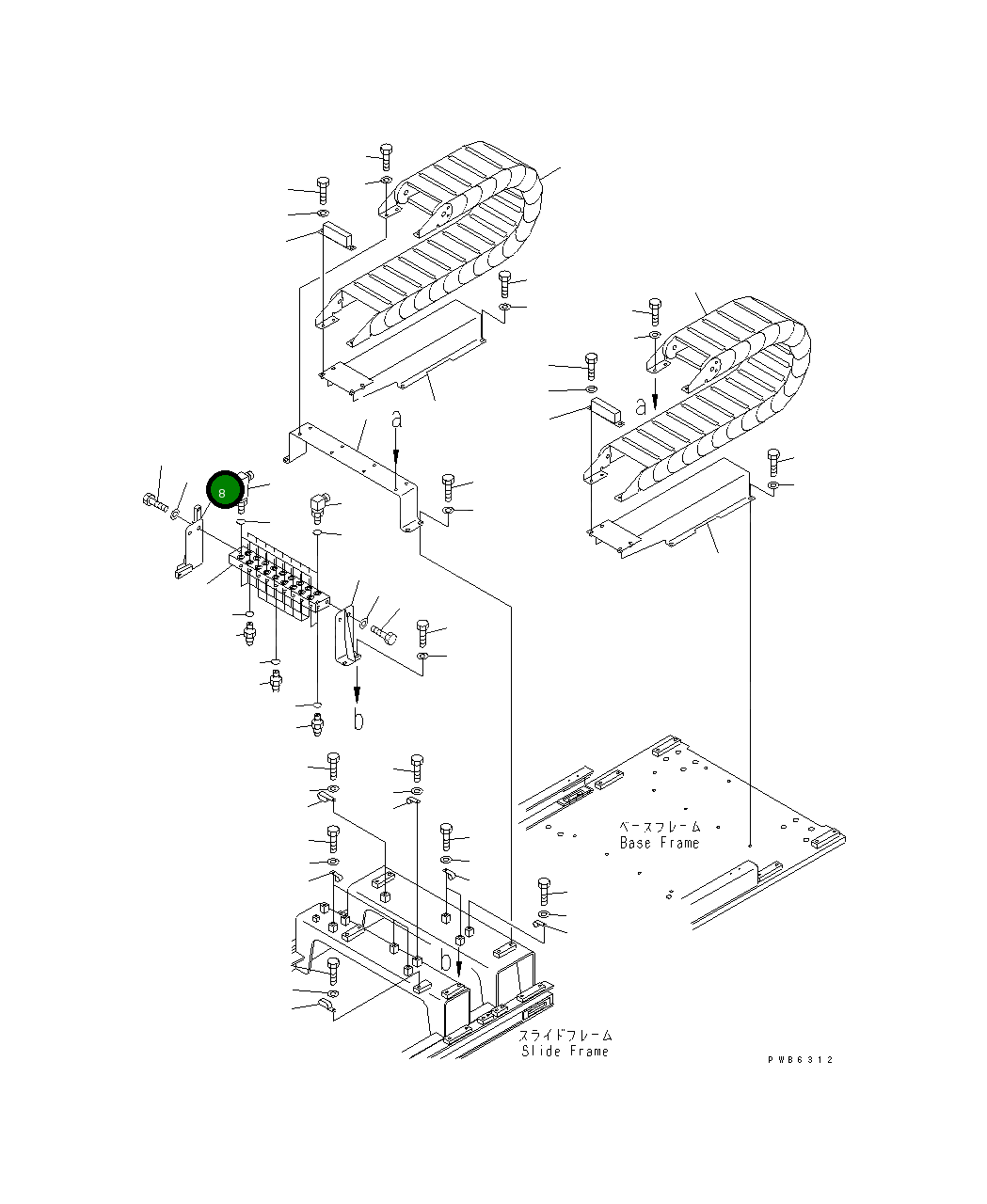 Кронштейн 20Y-62-26530 Komatsu