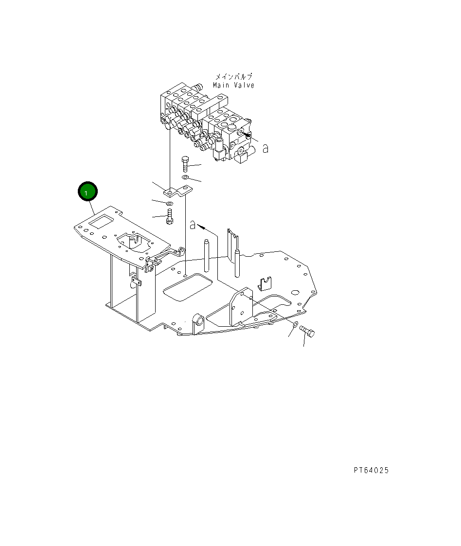 Кронштейн 22L-43-11103 Komatsu