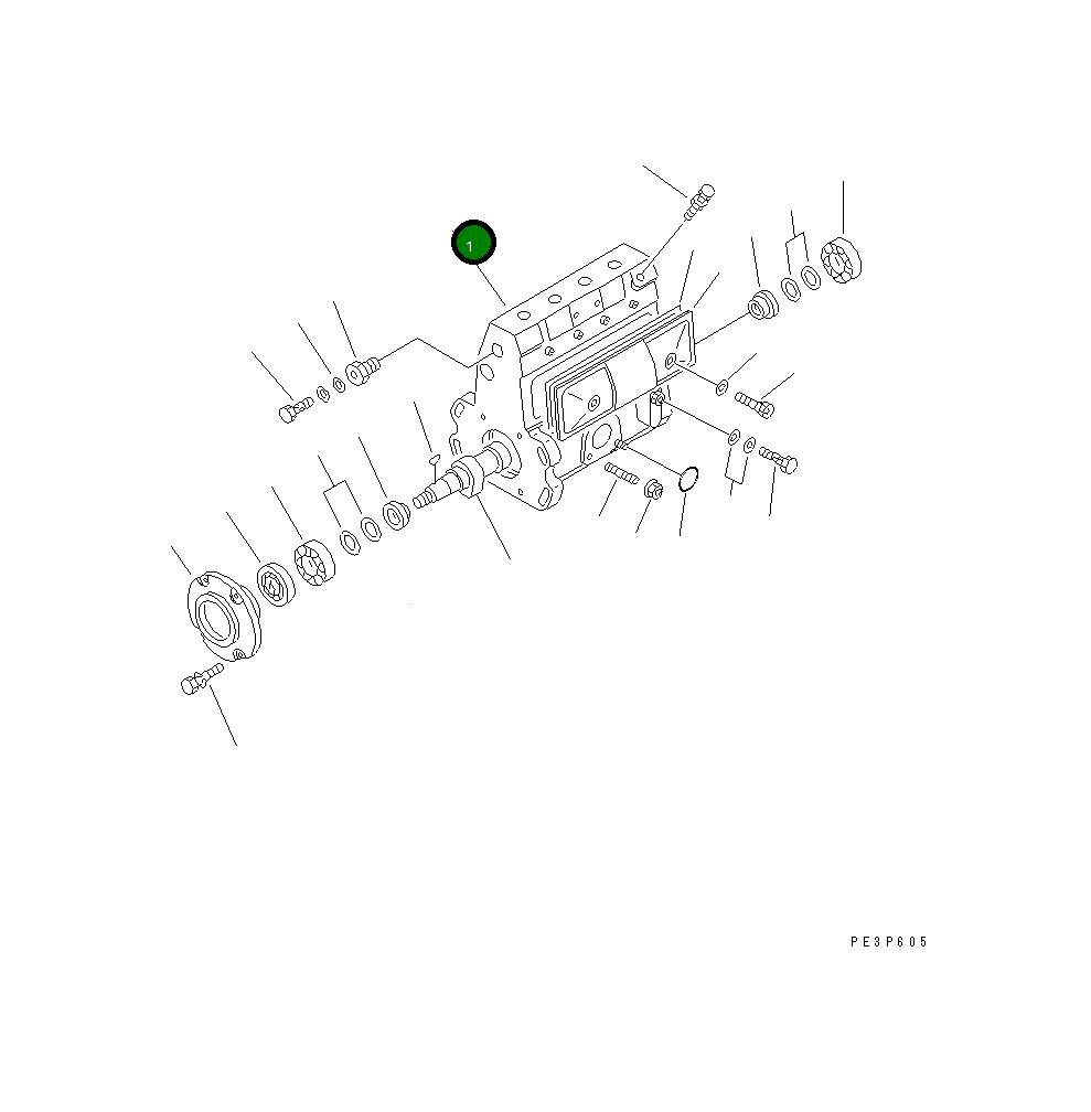 Корпус DK131063-9820 Komatsu