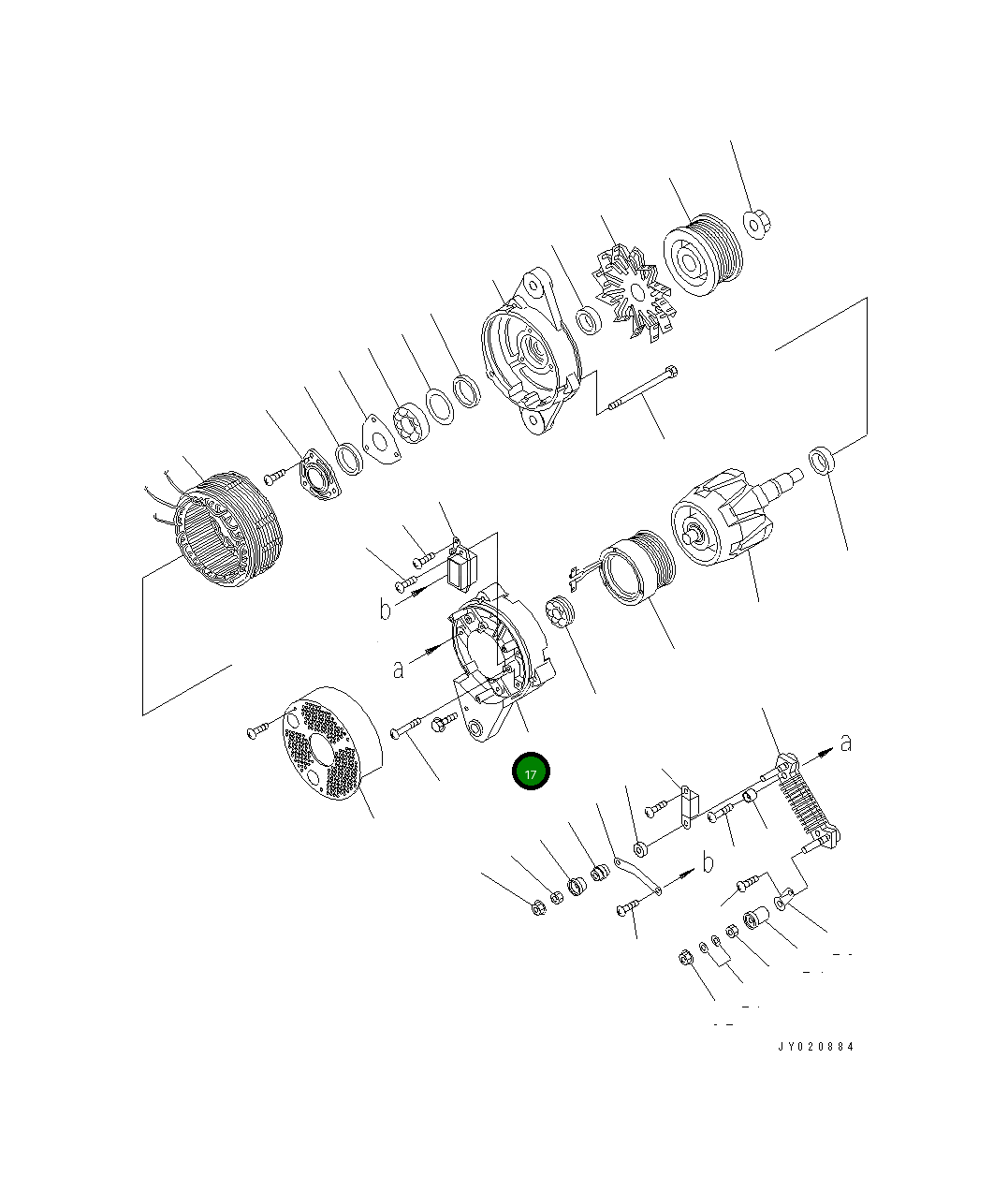 Кронштейн KD0-35710-1330 Komatsu