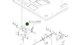 Кронштейн 10S-43-22130 Komatsu
