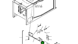 Кронштейн 419-54-B5771 Komatsu