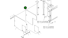 Лист 21P-54-K5111 Komatsu