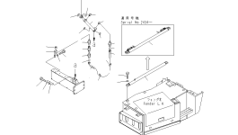Кронштейн 56D-54-16360 Komatsu