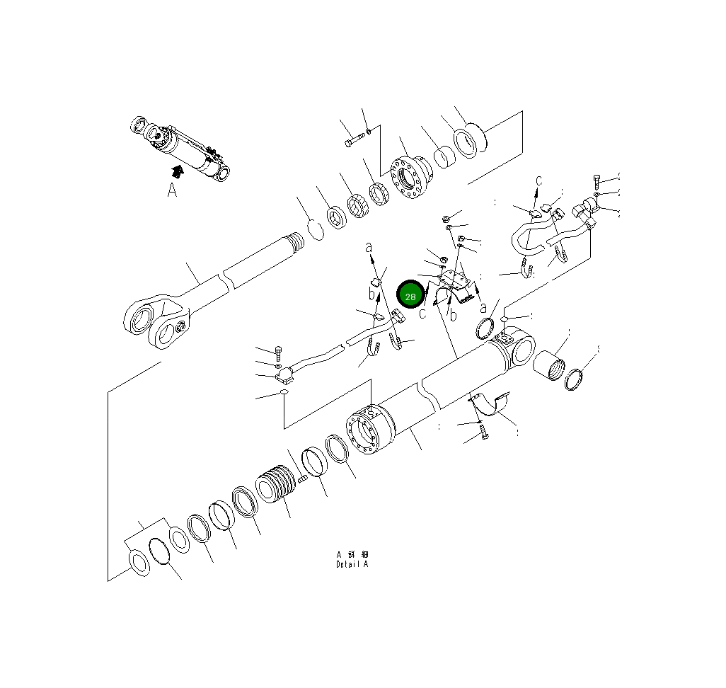 Кронштейн 707-88-28180 Komatsu