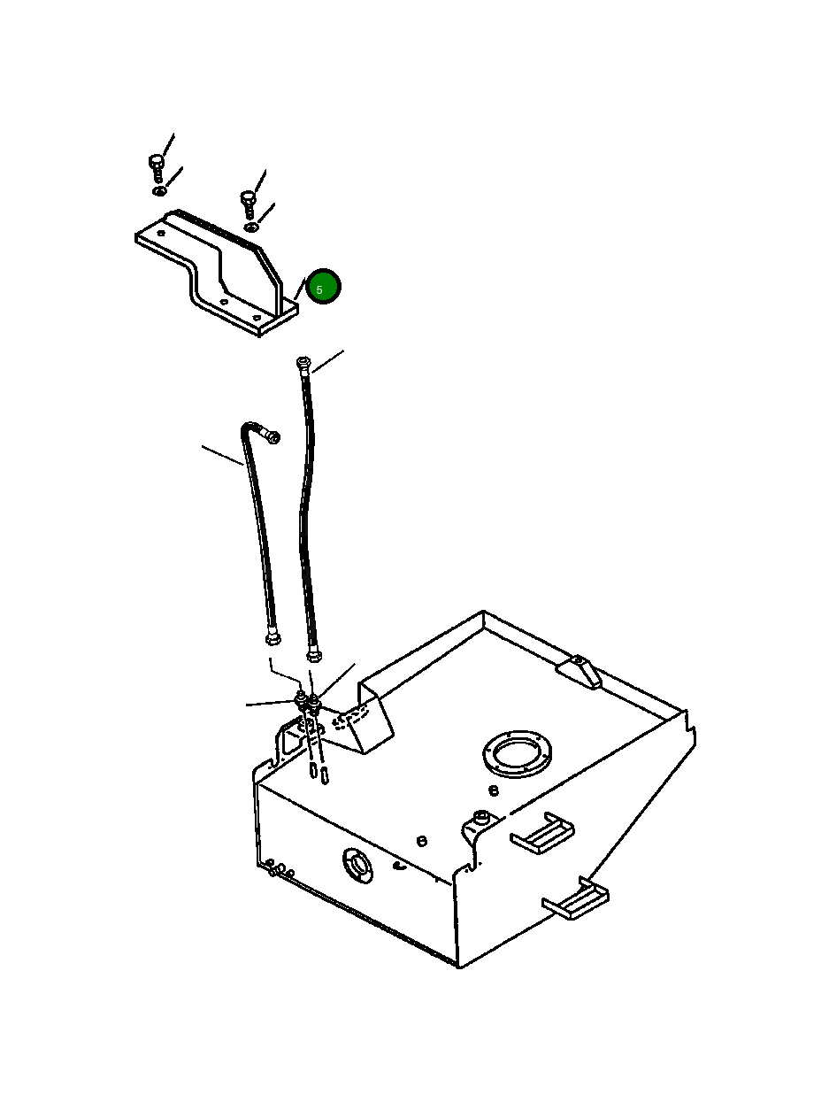 Кронштейн 421-02-21170 Komatsu