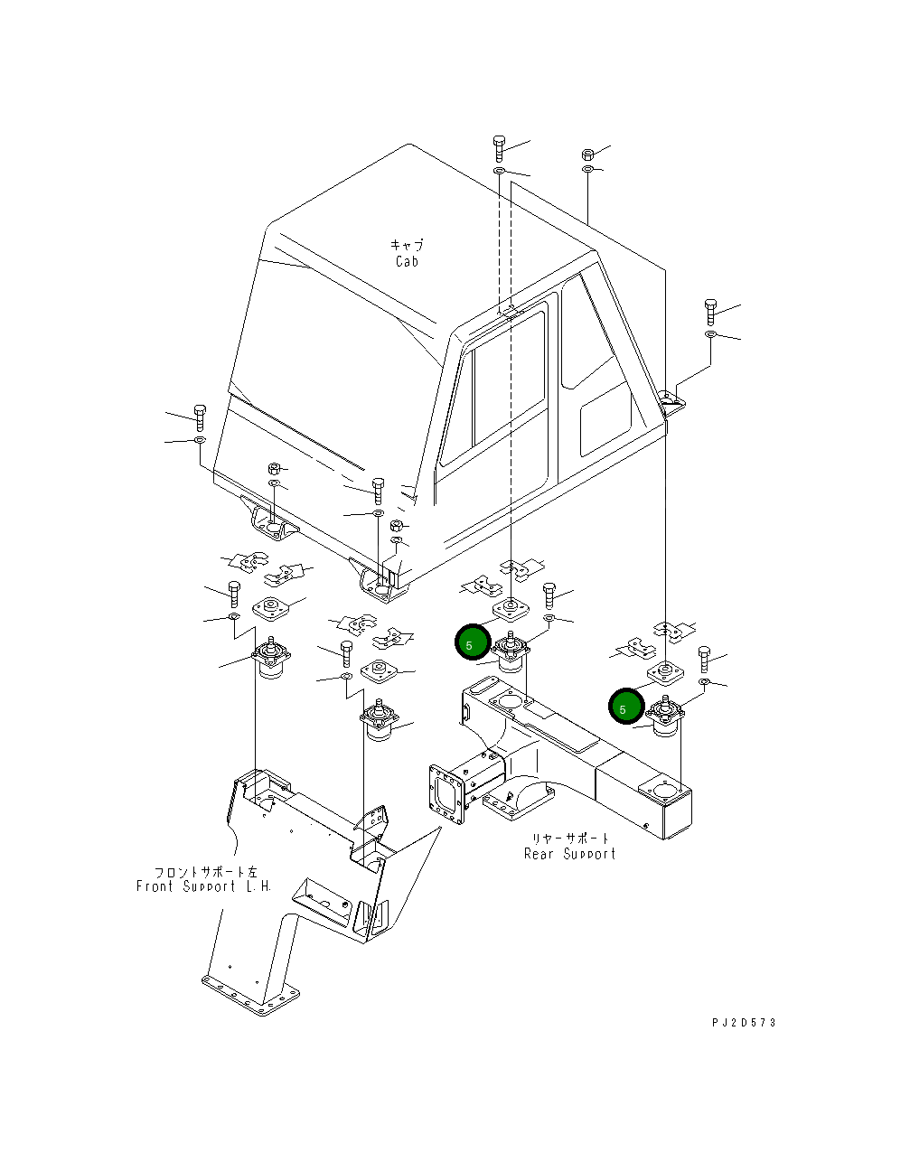 Кронштейн 569-54-82322 Komatsu