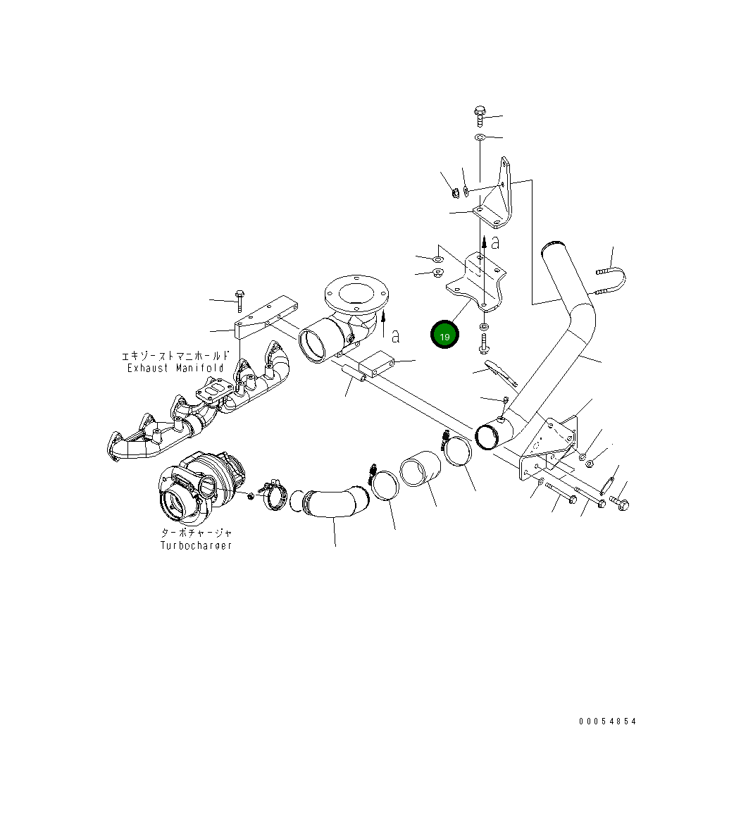 Кронштейн 6745-81-7250 Komatsu