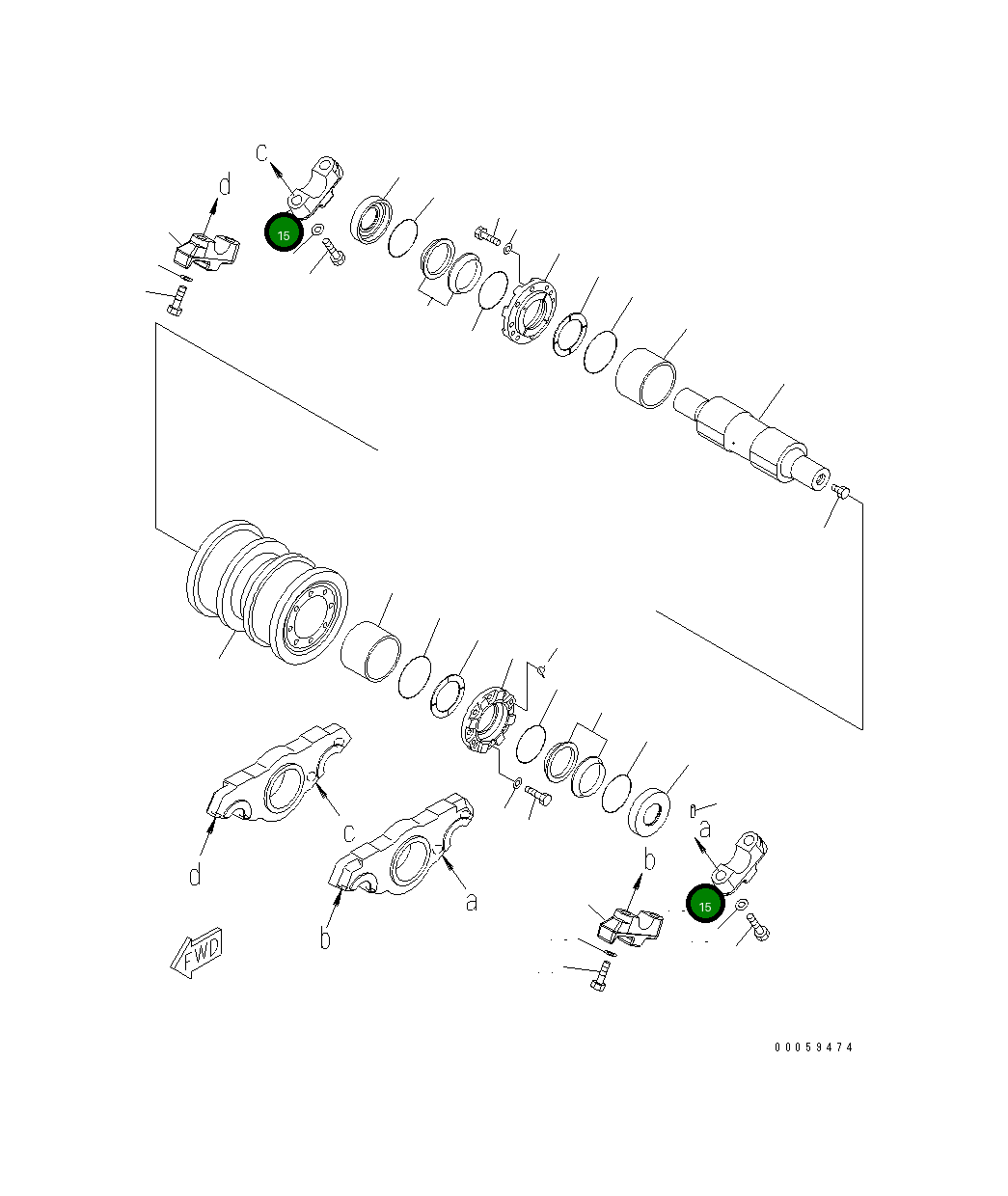 Колпак 198-30-68720 Komatsu