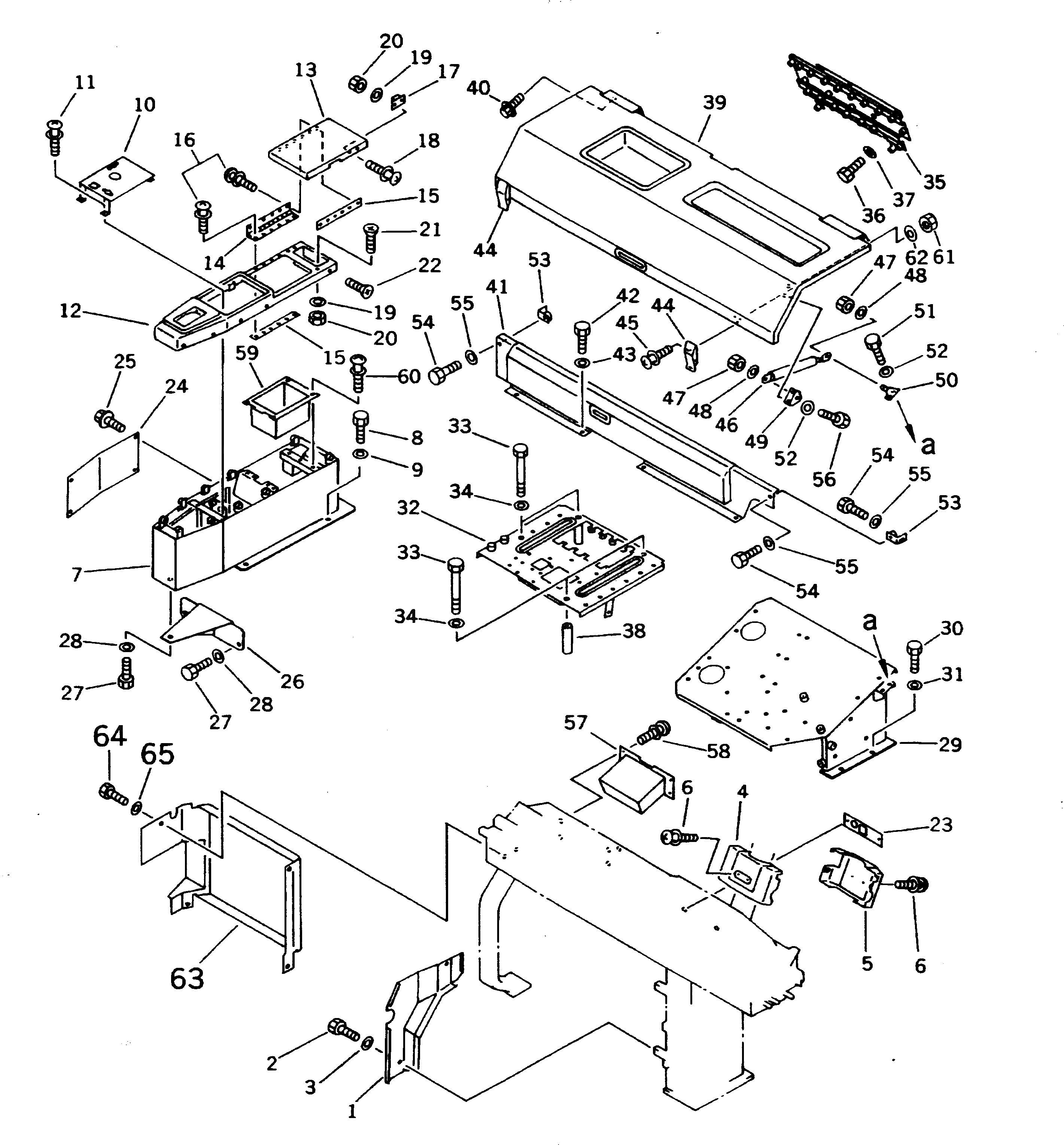 Кронштейн 569-54-6C350 Komatsu