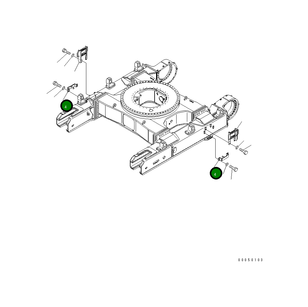 Кронштейн 21T-30-32231 Komatsu