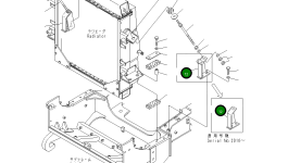 Кронштейн 56D-03-21710 Komatsu