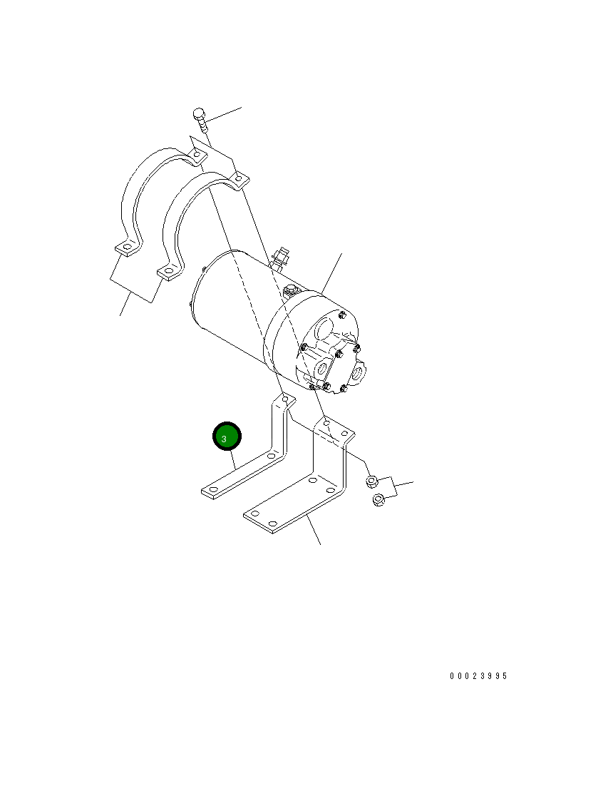 Кронштейн 600-815-9540 Komatsu