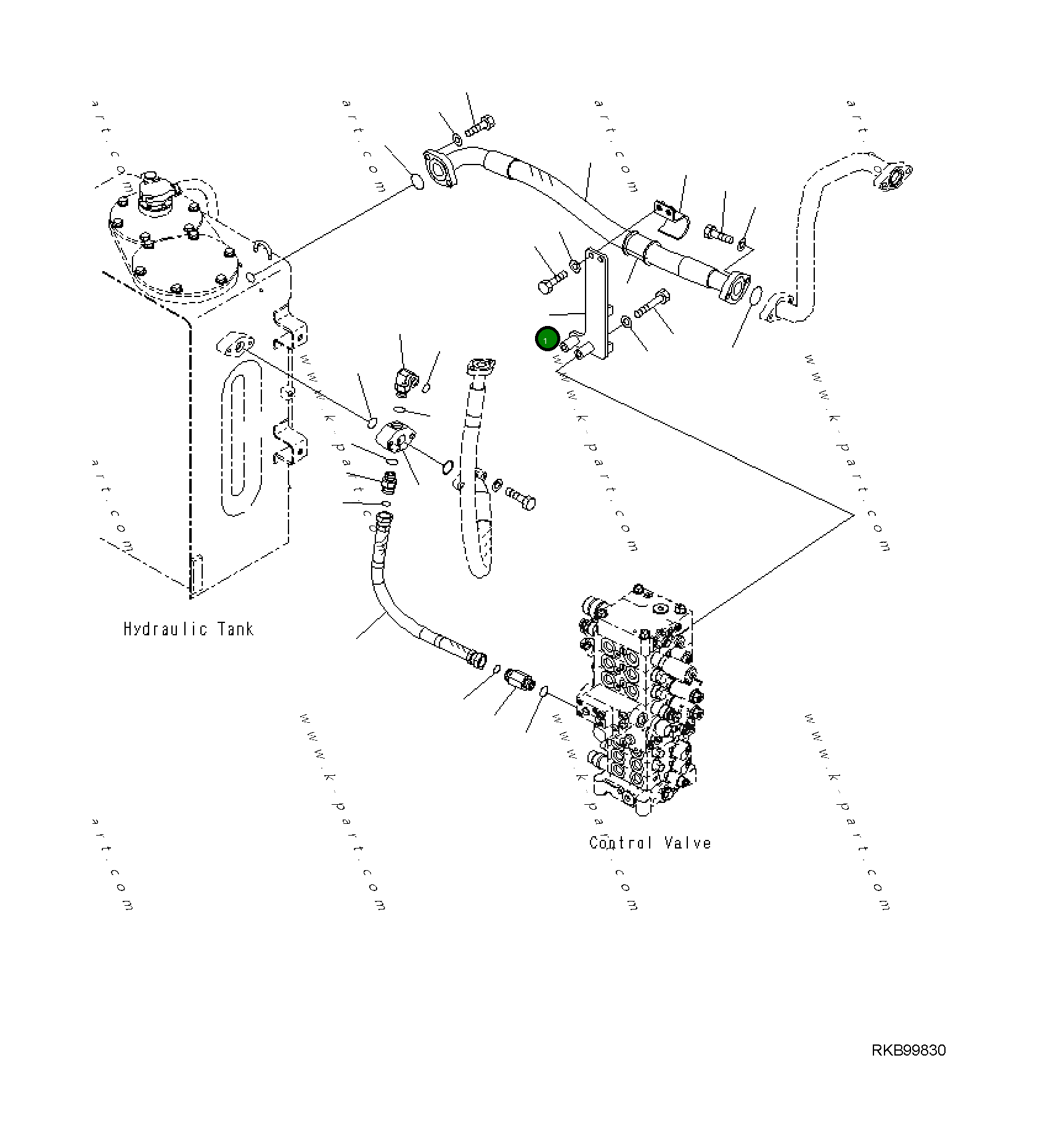 Кронштейн 21K-62-41831 Komatsu