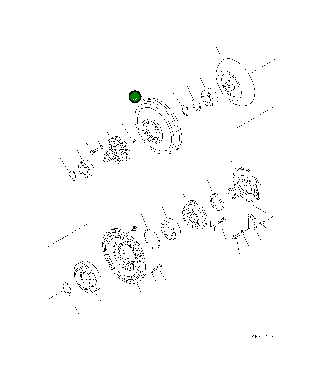 Корпус 17A-13-21211 Komatsu