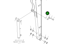 Палец 22L-70-21561 Komatsu