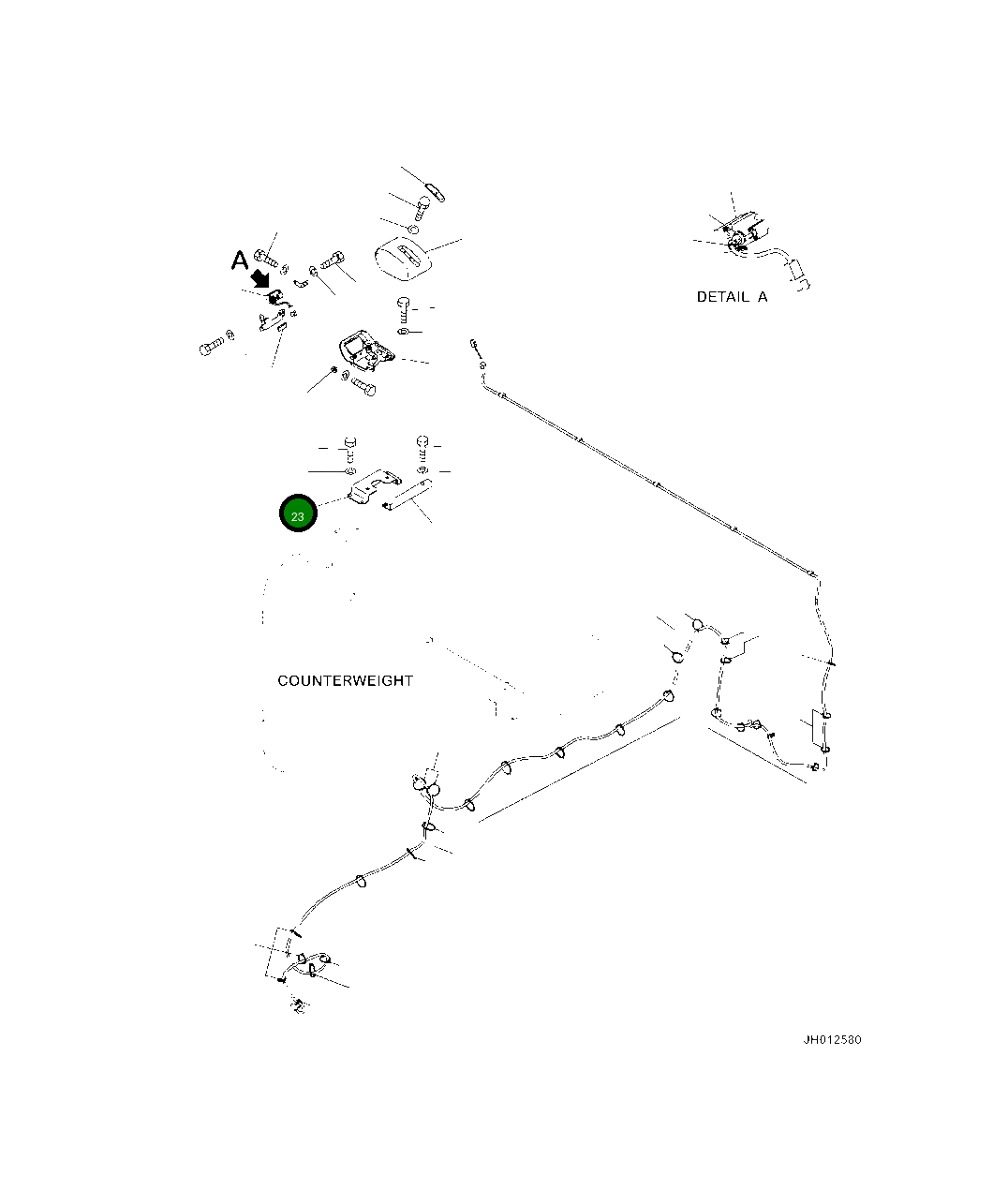 Кронштейн 208-06-42220 Komatsu
