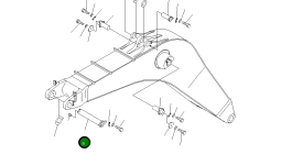 Палец 209-70-71150 Komatsu