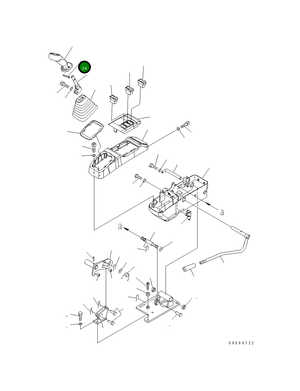 Палец 22F-43-31890 Komatsu