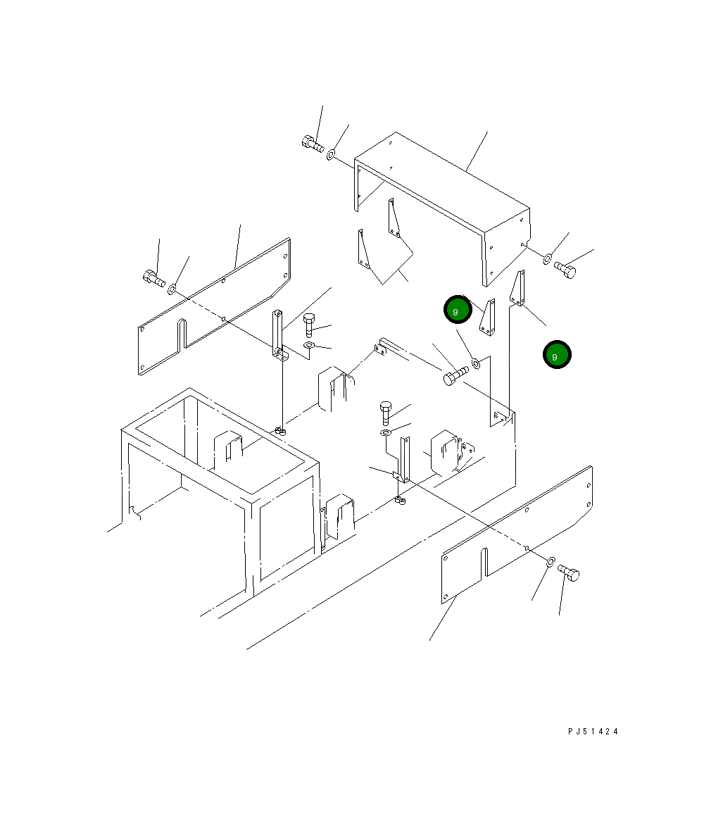 Кронштейн 263-54-32270 Komatsu