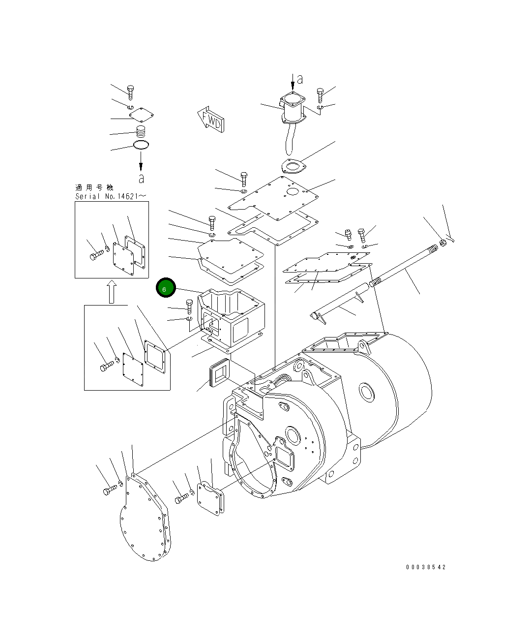 Корпус 175-916-8460 Komatsu