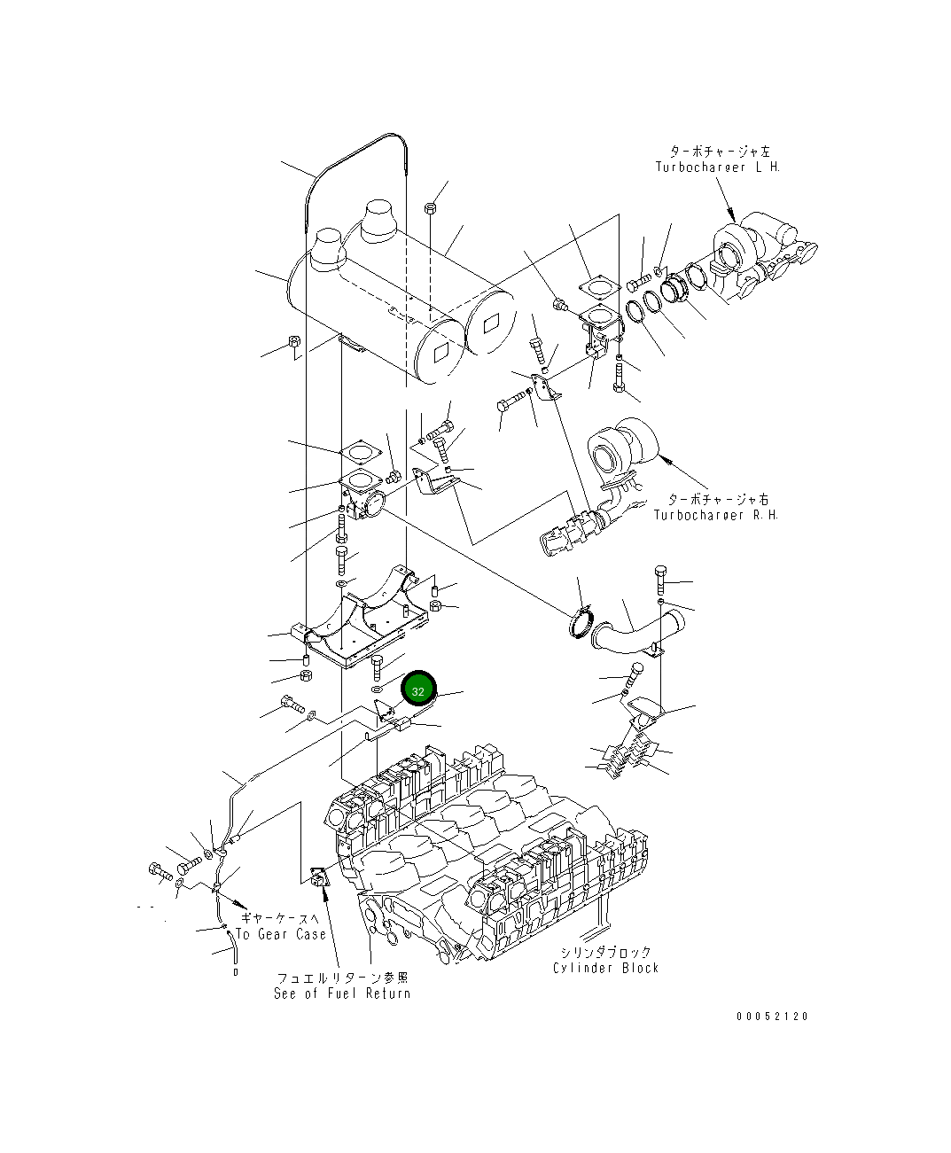 Кронштейн 6219-11-4870 Komatsu