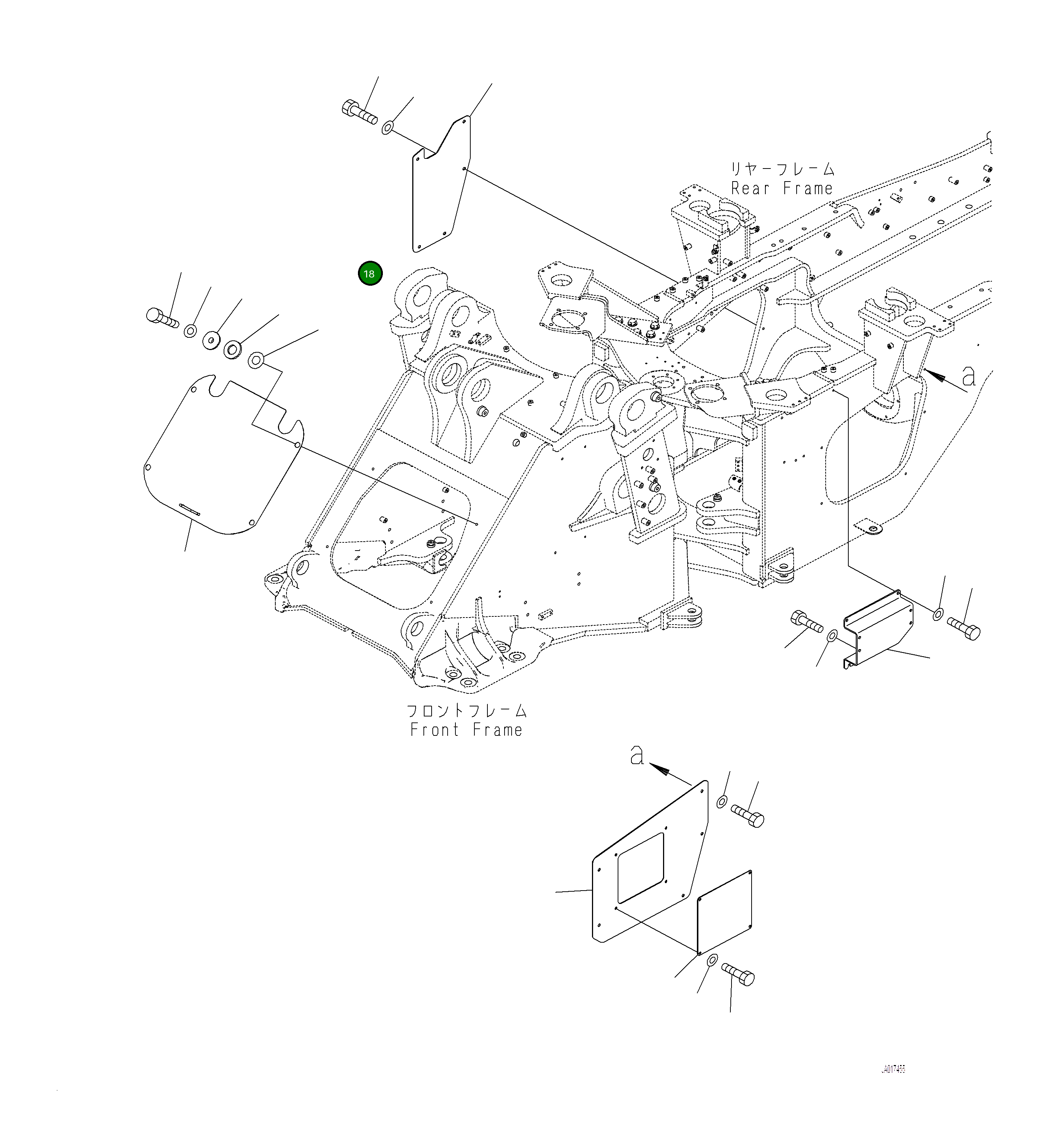 Кронштейн 421-46-54110 Komatsu