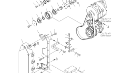 Кронштейн 6245-81-6890 Komatsu