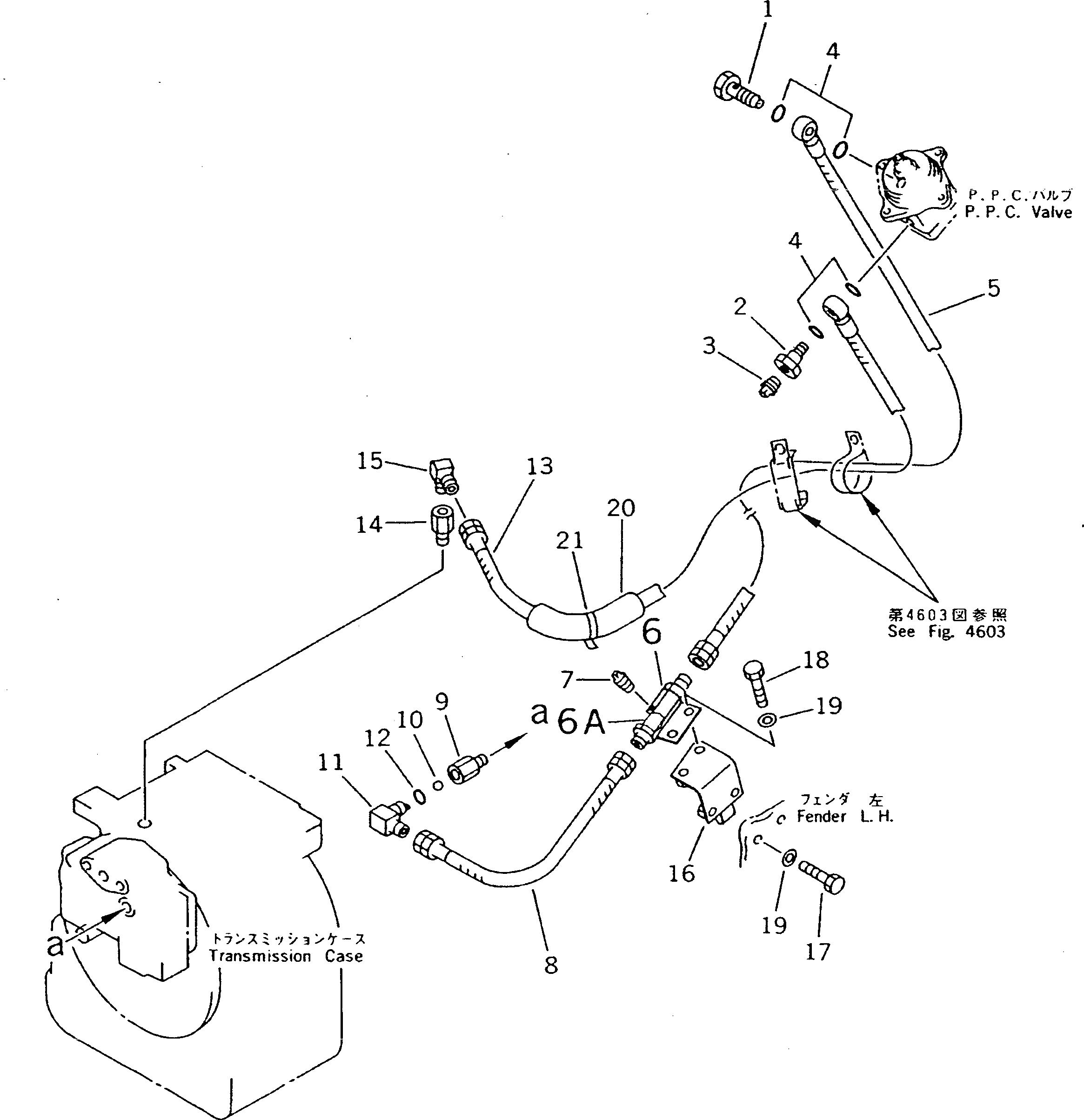 Шланг 104-40-38431 Komatsu