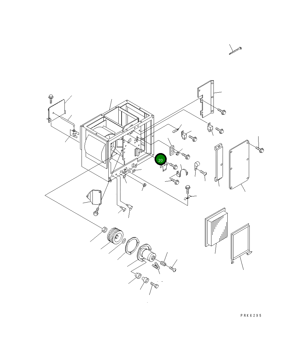 Кронштейн ND246620-5600 Komatsu