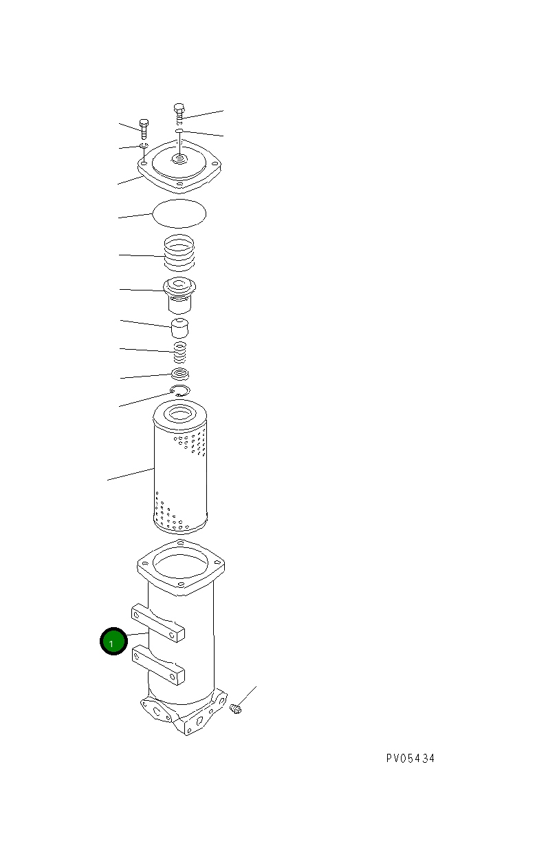 Корпус 134-49-23121 Komatsu