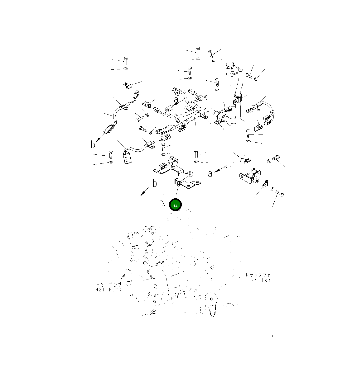 Кронштейн 419-06-56130 Komatsu