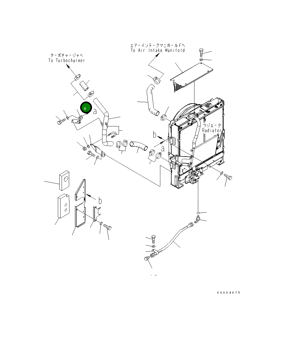 Кронштейн 22U-01-22260 Komatsu