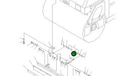 Кронштейн 2691-1-48800 Komatsu