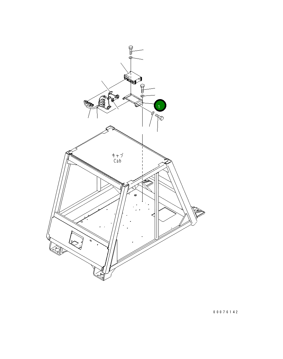 Кронштейн 561-88-86870 Komatsu