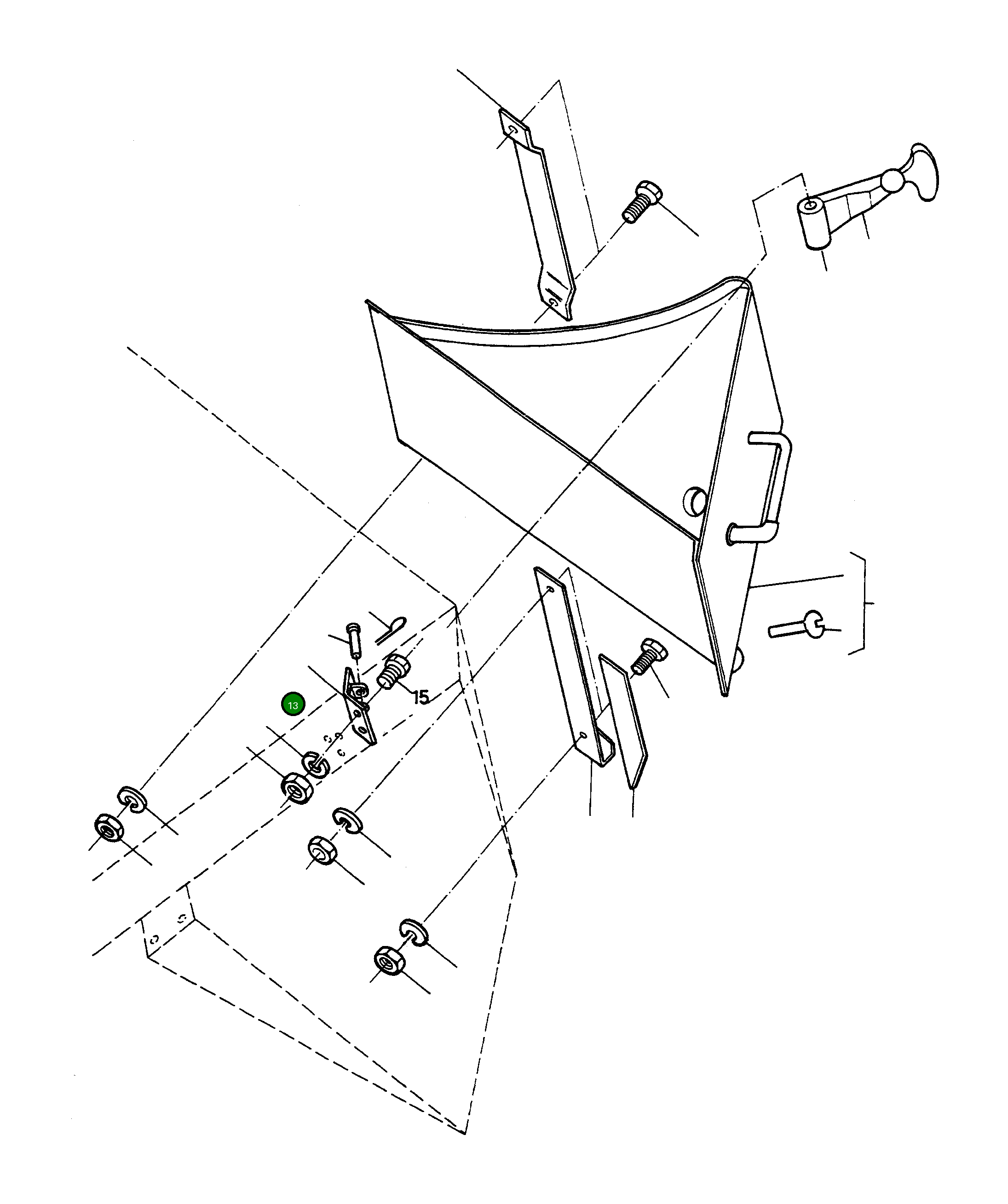 Кронштейн 3086917M91 Komatsu