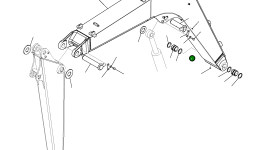 Палец 22E-70-21610 Komatsu