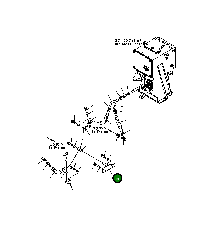 Кронштейн 124-Z11-1930 Komatsu