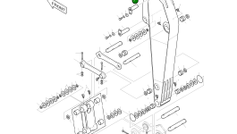 Палец 2123-2443 Komatsu
