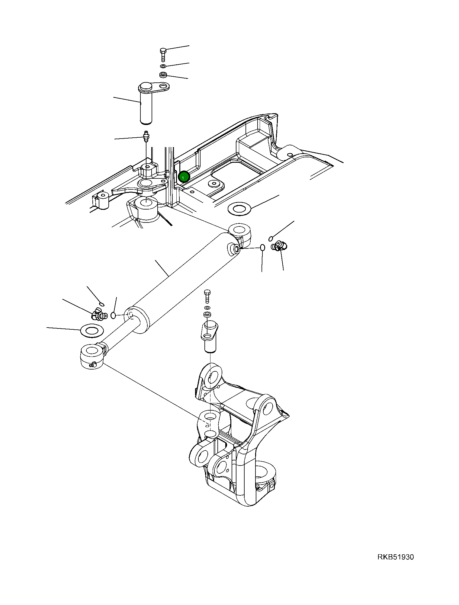 Палец 20W-70-91520 Komatsu
