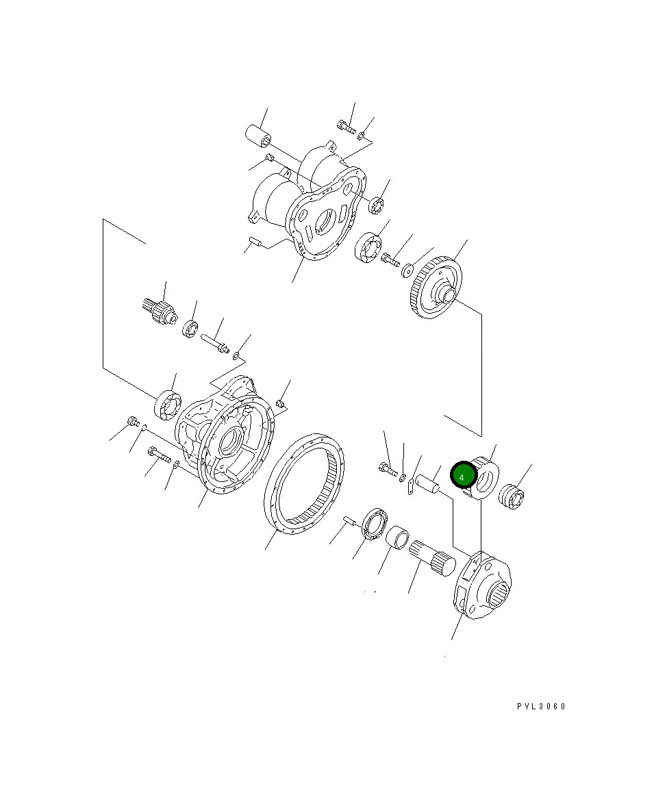 Палец 21T-27-71430 Komatsu