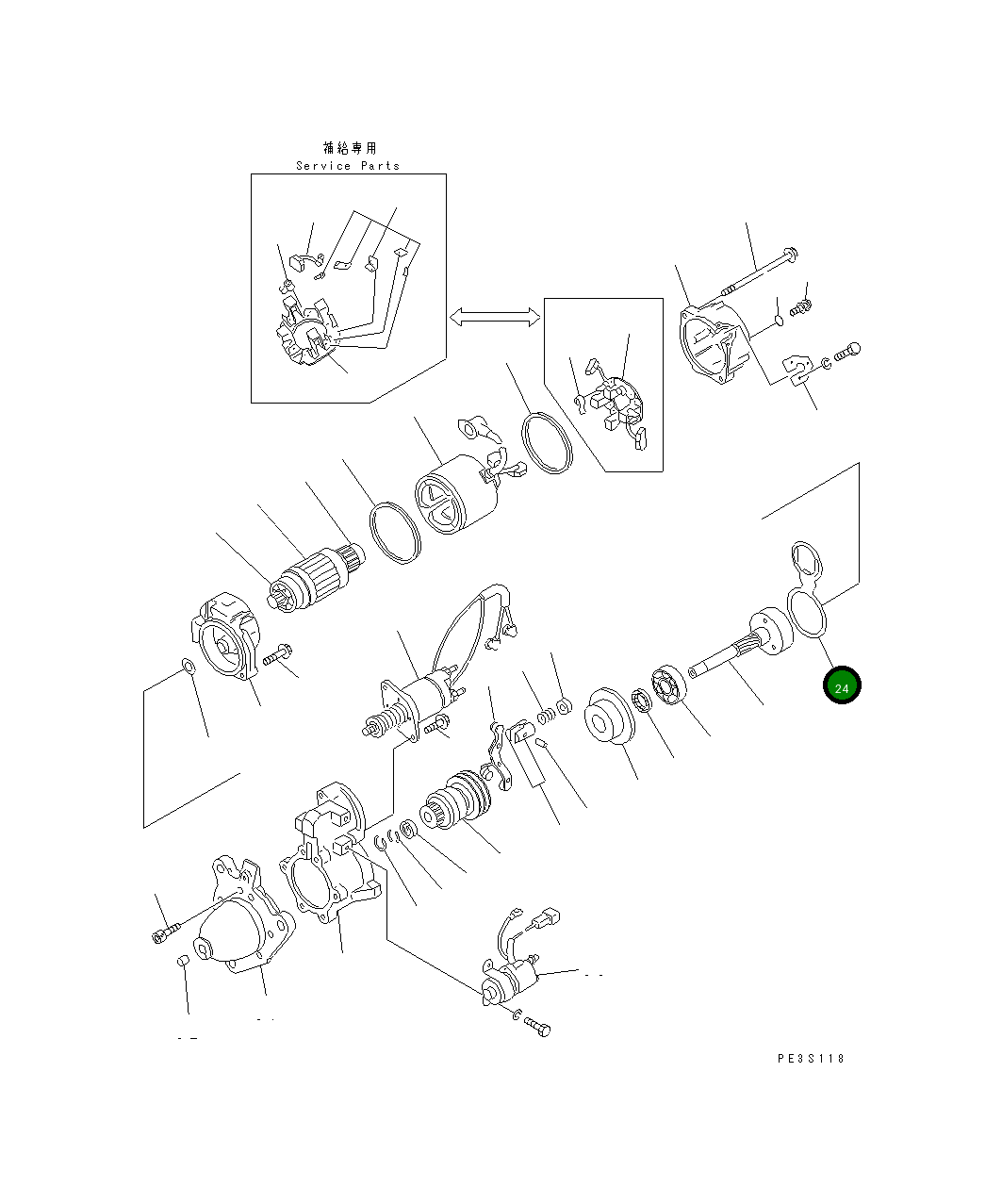 Набивка SD4141-26301X0 Komatsu