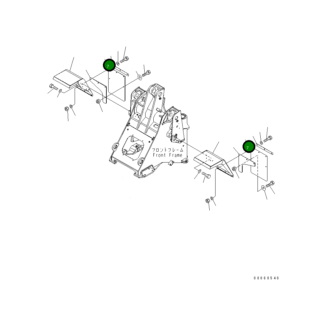 Лист 418-54-34660 Komatsu