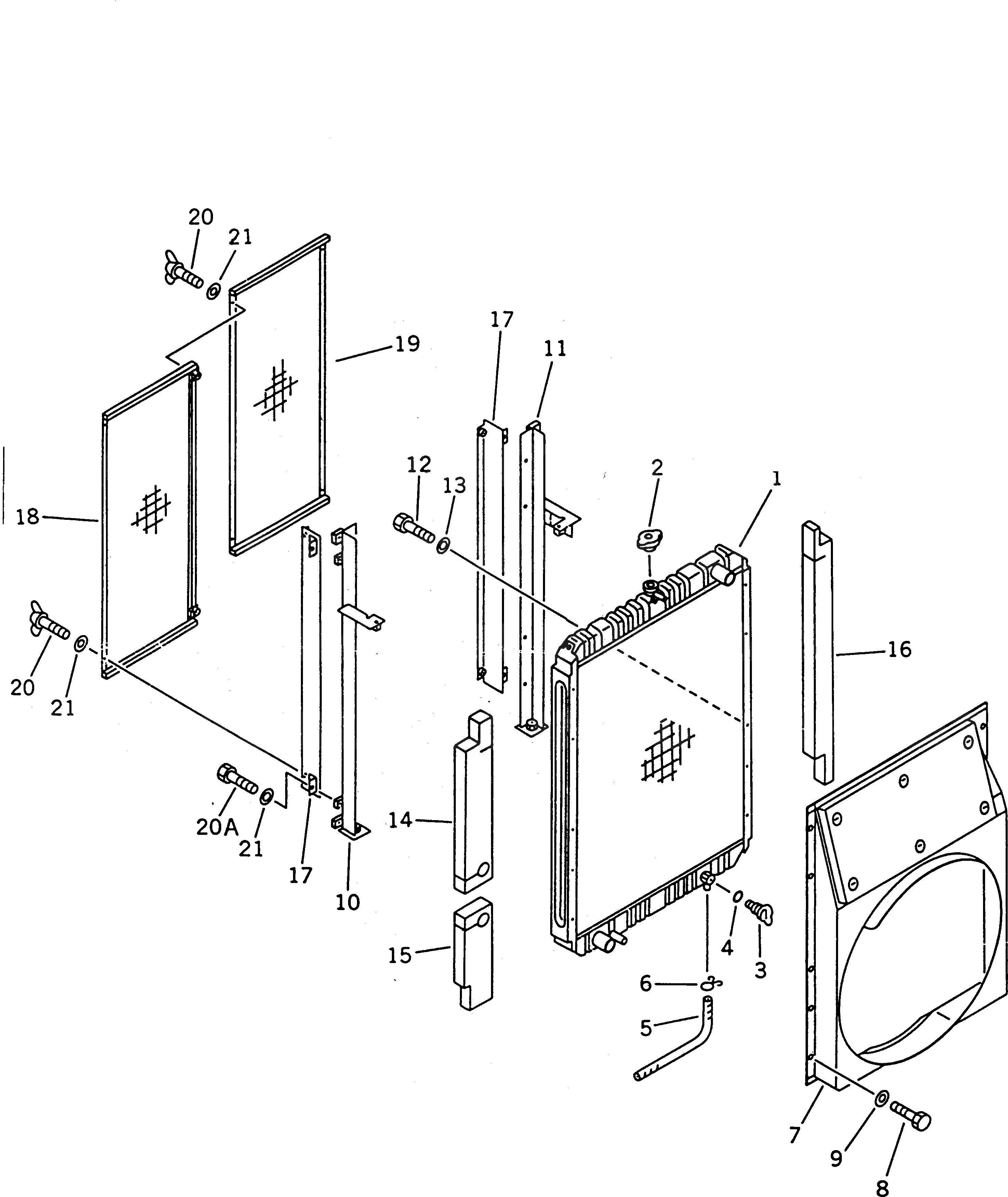Кронштейн 20Y-03-12360 Komatsu