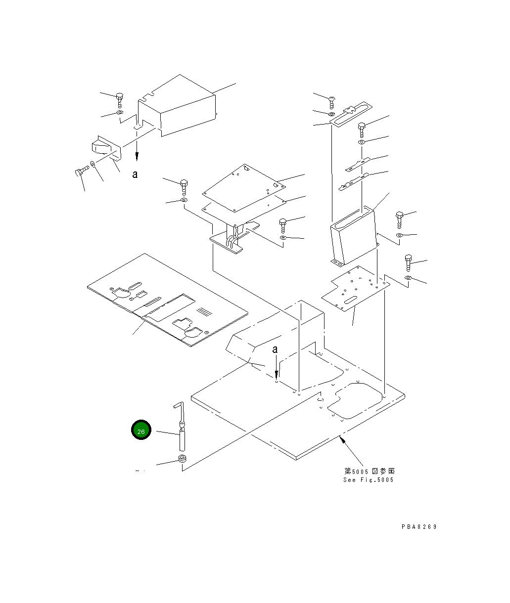 Палец 21F-54-11630 Komatsu