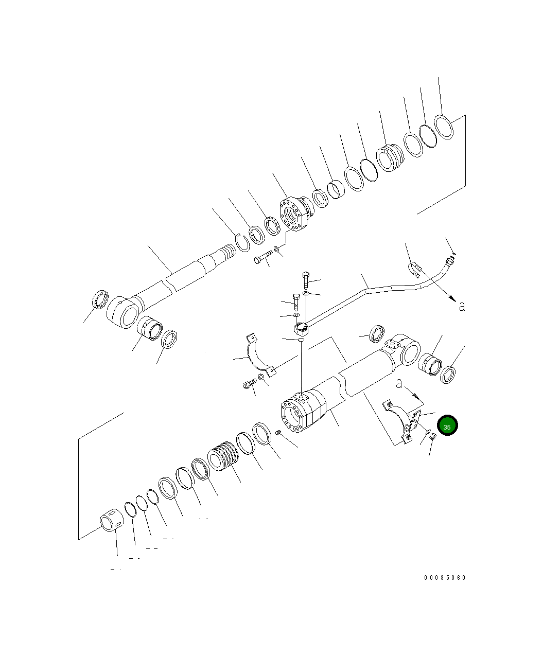 Кронштейн 707-88-25960 Komatsu