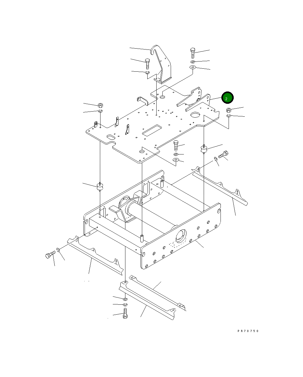 Основание 2693-1-52100 Komatsu