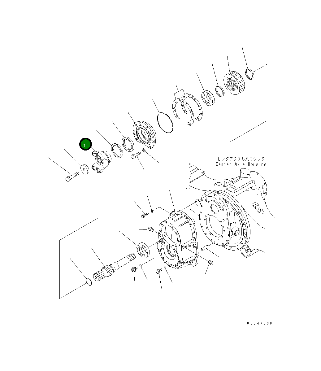 Муфта 56D-23-16442 Komatsu